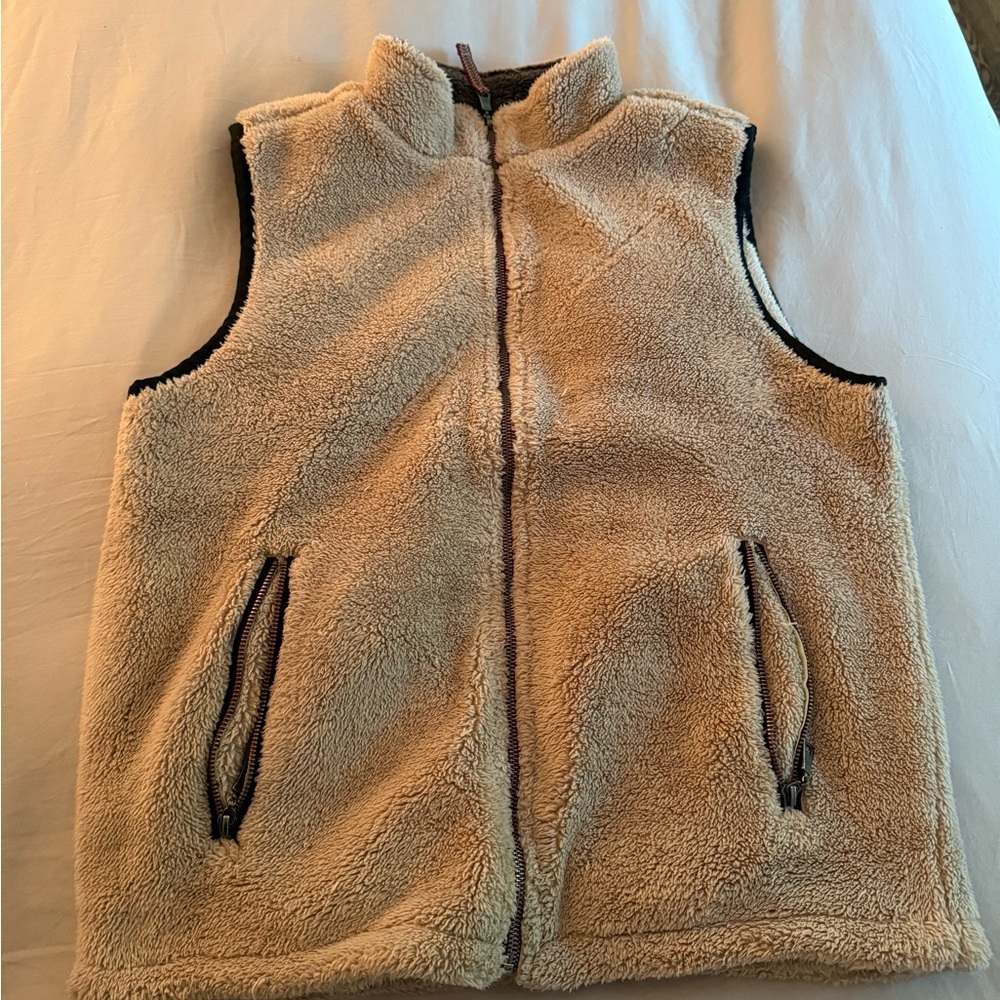 Tan Sherpa Vest
